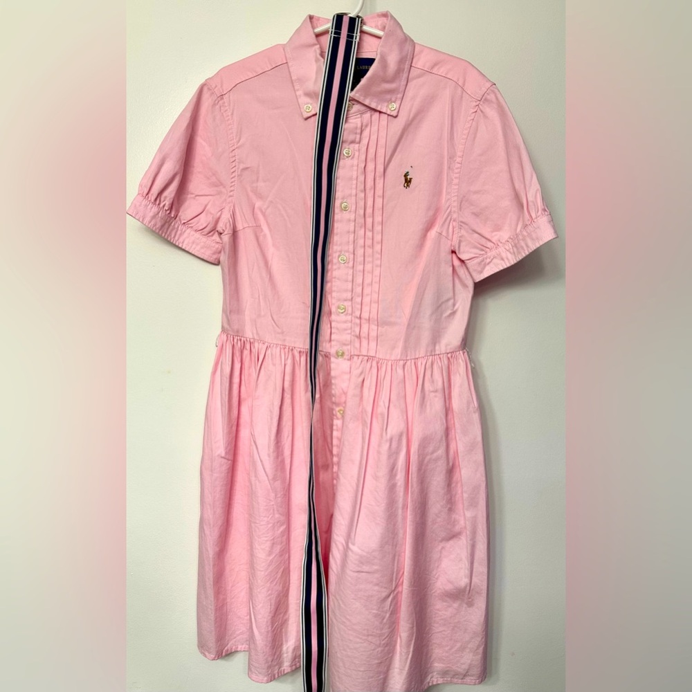 Ralph Lauren belted button down short dress